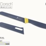 سكين خبز منشار مطلي 7 إنش ستانلس الماني أصفر - Dorsch
