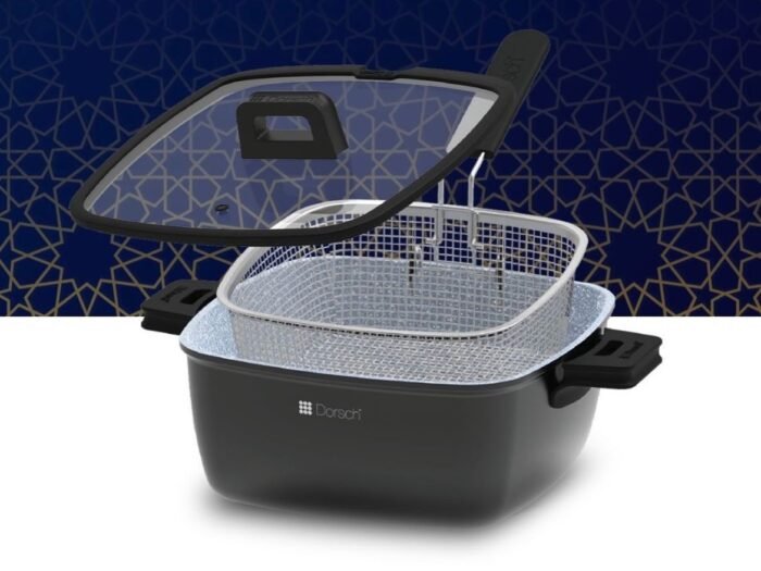مقلاة البطاطس 28 سم أسود - Dorsch