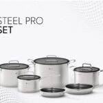 طقم طناجر ستانلس ستيل 6 قطع -  Dorsch