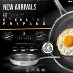 مقلاه ستانلس 24 سم مقاوم للصدء 10\18 -  Dorsch