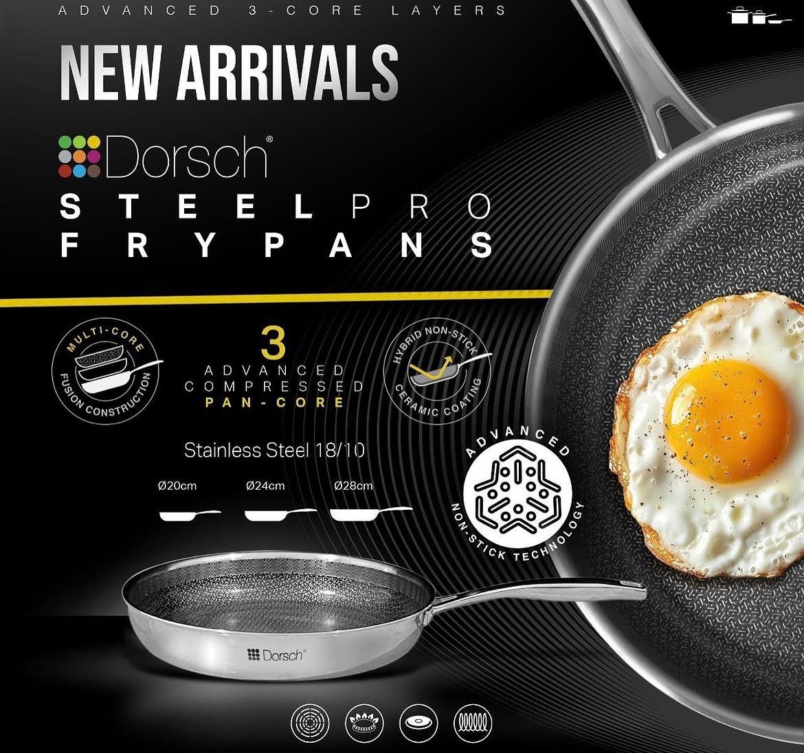 WhatsApp Image 2026-04-02 at 9.47.55 AM مقلاه ستانلس 20 سم مقاوم للصدء 10\18 - Dorsch - الصورة 1