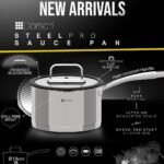 كاسرولة ستانلس برو 18 سم مقاوم للصدء 10\18 -  Dorsch