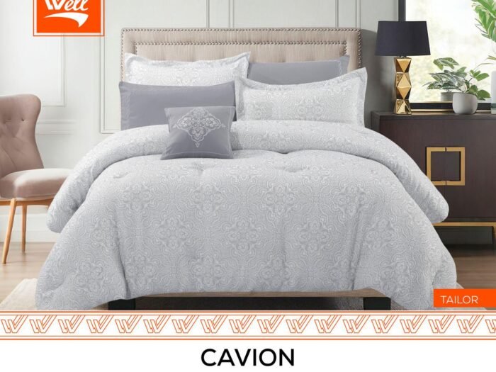 طقم لحاف كينج 7 قطع سكني - Cavion