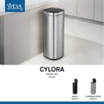 سطل قمامة ستانلس 50 لتر - Gylora