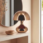 مصباح طاولة ستانلس ستيل  - Mushroom