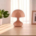 ⁦مصباح طاولة ستانلس ستيل  - Mushroom⁩ - الصورة ⁦3⁩