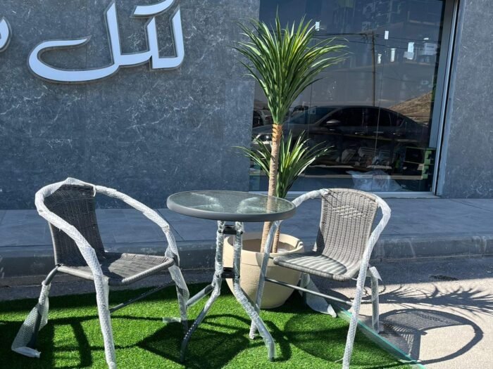 طقم جلسة خارجي أسود